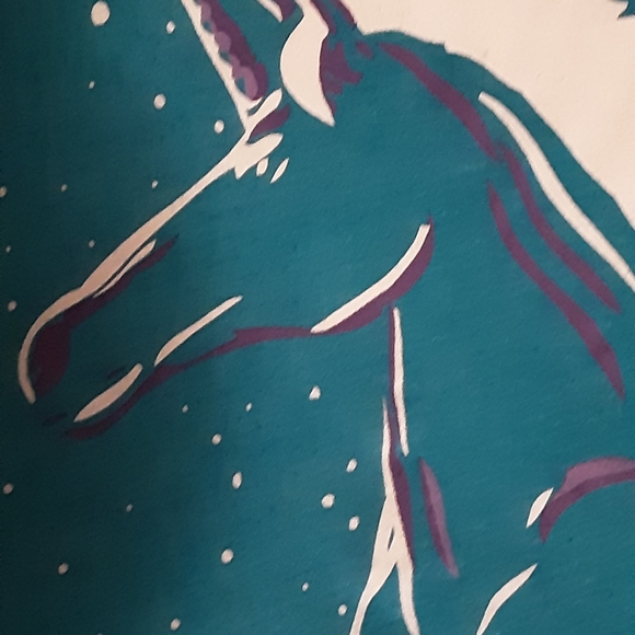 Kohls Jcpenney Unicorn Tank Top Juniors Large Woman's medium graphic muscle tee - Picture 2 of 7